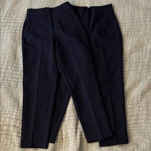 Zara Bundle Classic Navy Dress Pants Size S and XS